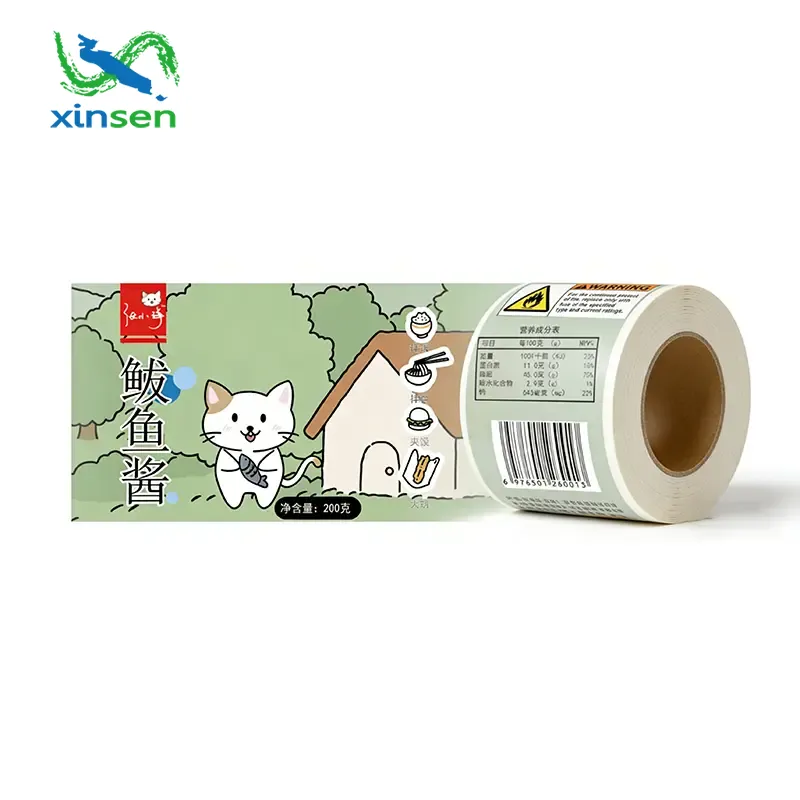 High Adhesion Sticker For Plastic Shrink Wrap