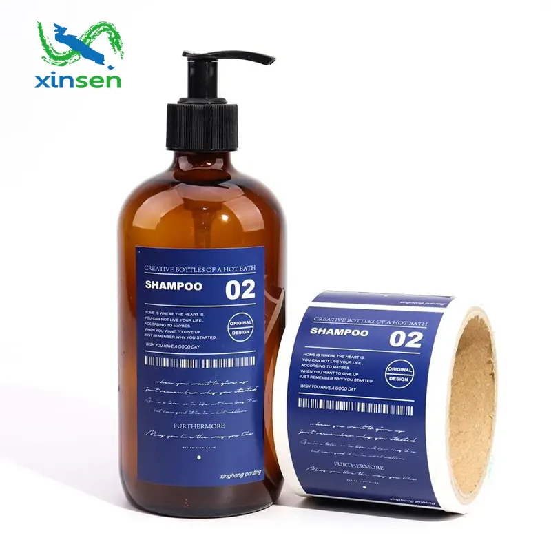Shower Gel Waterproof Labels